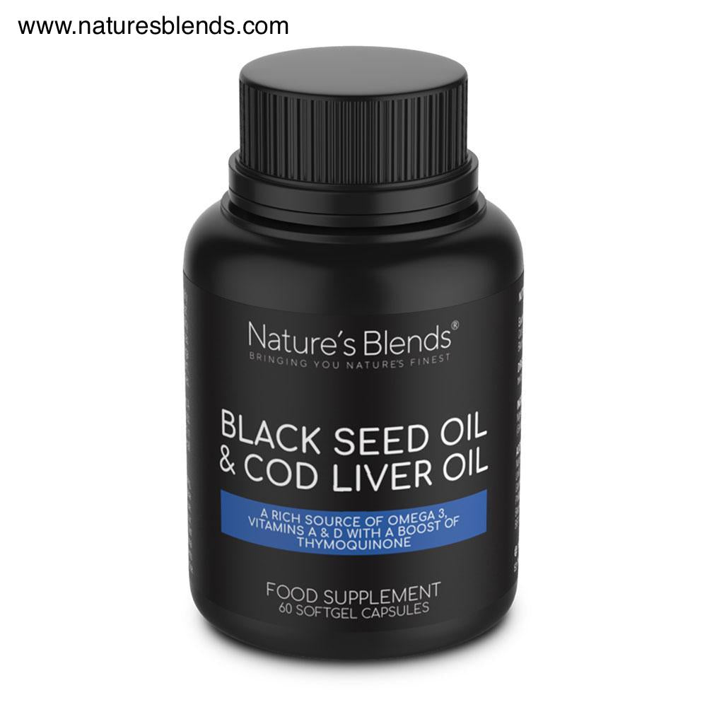 PREMIUM QUALITY BLACK SEED OIL & COD LIVER OIL CAPSULES